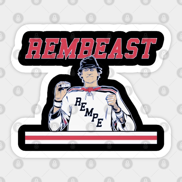 Matt Rempe Rembeast Sticker by ganisfarhan